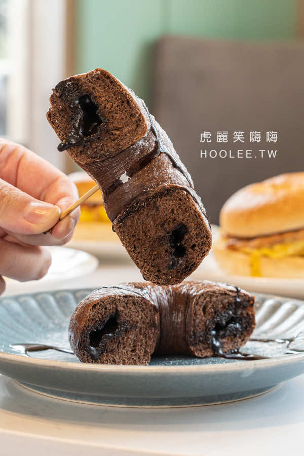 咕嘰咕嘰早午餐前鎮高雄早午餐推薦布朗尼巧克力65元 虎麗笑嗨嗨