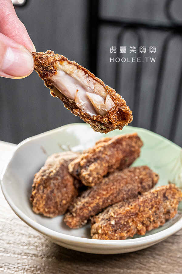 玖雞炸物鳳山鹽酥雞推薦高雄宵夜豆乳雞翅小份40元 虎麗笑嗨嗨