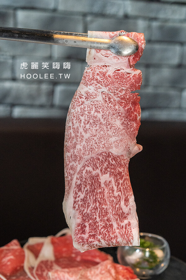 舞古賀鍋物專門店 高雄火鍋推薦 日美和牛雙拼套餐 日本A5和牛：熊本和牛(梅花)