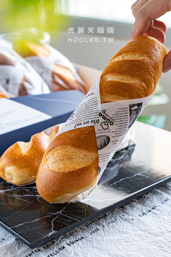 奧瑪烘焙 高雄麵包推薦 必吃甜點 沉穩藍禮盒4入禮盒 Premium 維也納軟法－AOP發酵奶油 69元/原價 75元