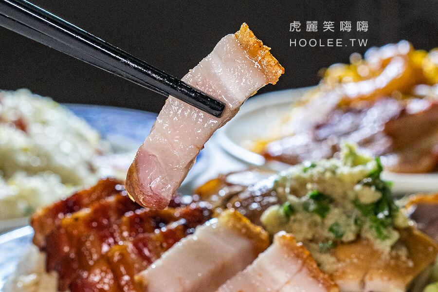 香港發財燒臘店 高雄港式料理推薦 四寶飯 130元 花雕油雞、蜜汁叉燒、脆皮燒鴨、化皮燒肉