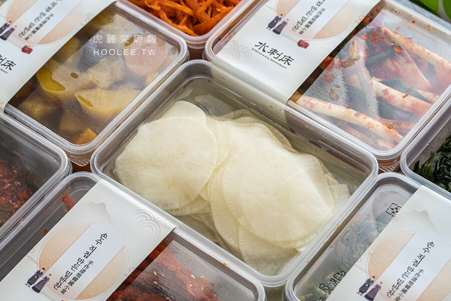 水刺床韓式小菜 高雄韓式料理推薦 韓國人手作泡菜 醬醃蘿蔔片 150元